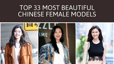 Chinese Models: Top 7 Models from China